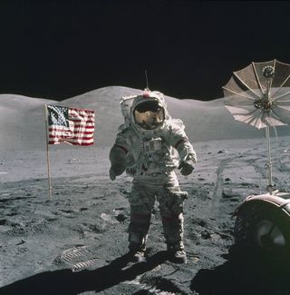 NASA and U.S. Flag