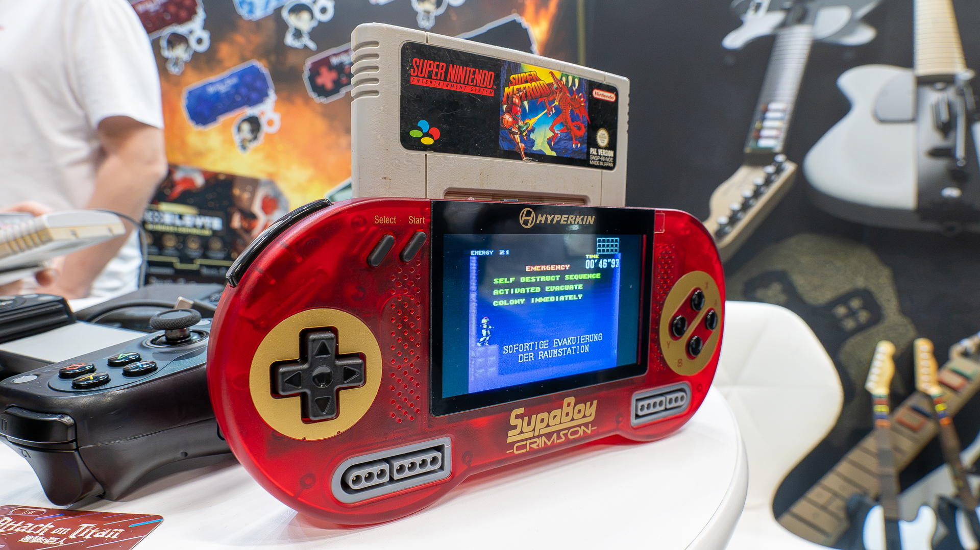 Hyperkin SupaBoy retro SNES handheld at Gamescom 2026