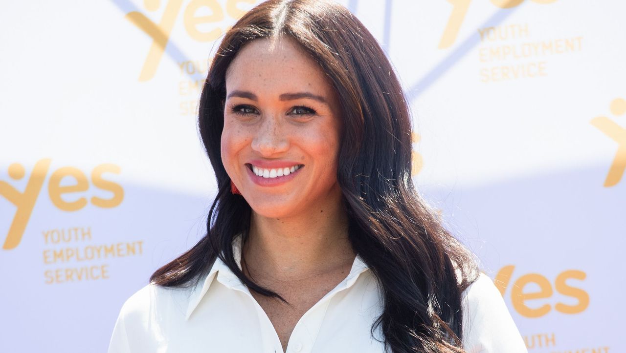 johannesburg, south africa october 02 uk out for 28 days meghan, duchess of sussex accompanied by prince harry, duke of sussex visit the tembisa township to learn about youth employment services during their royal tour of south africa on october 02, 2019 in johannesburg, south africa photo by poolsamir husseinwireimage