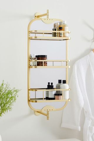 Vanity organizer: Image of West Elm vanity storage