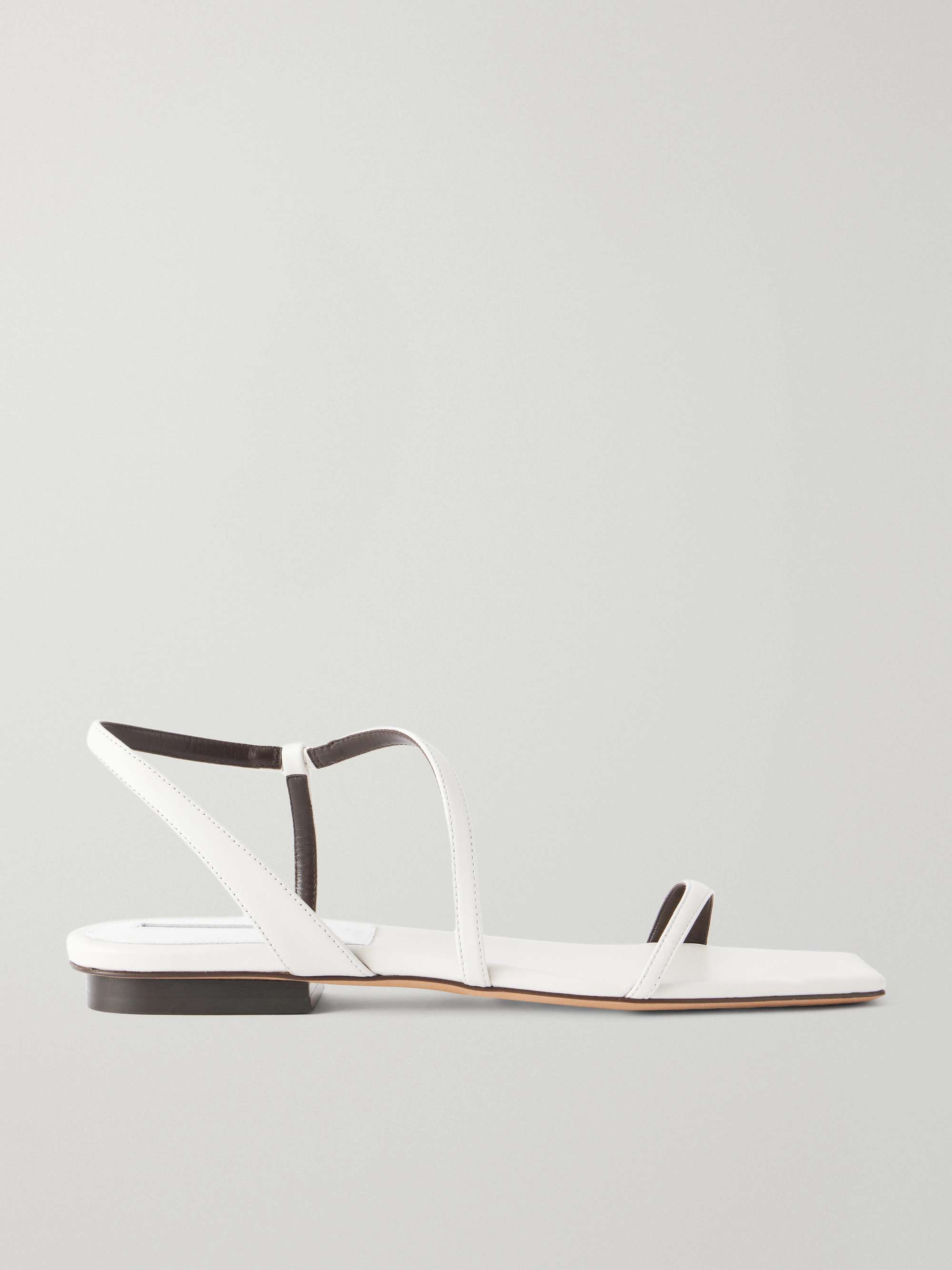 Delice Leather Flat Sandals