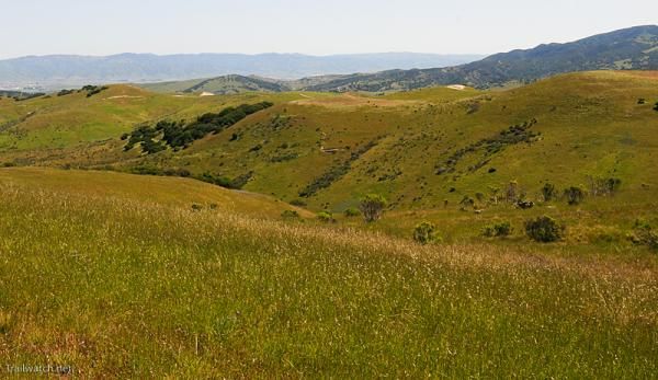 The Sea Otter super D course is on wide open terrain.