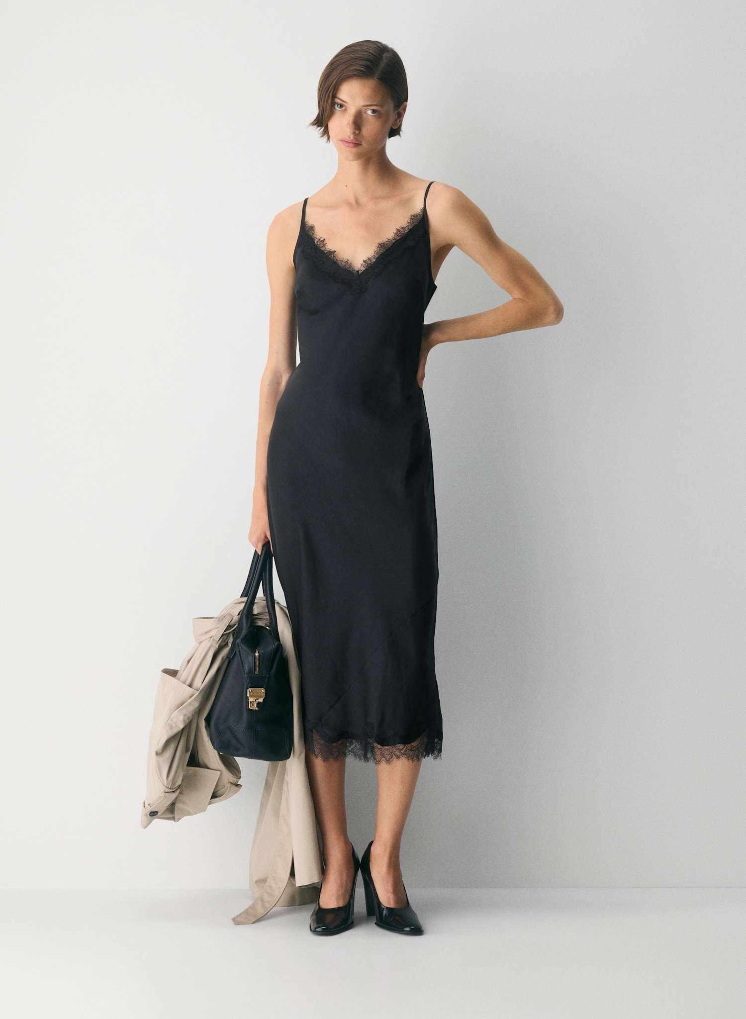 Lamplight Satin Dress