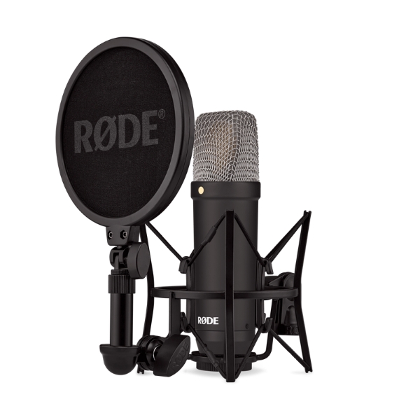 A Rode NT1 Signature condenser microphone