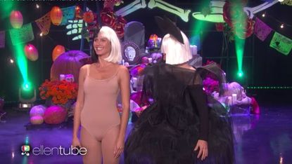 Ellen DeGeneres and Heidi Klum Channel Sia and Maddie Ziegler