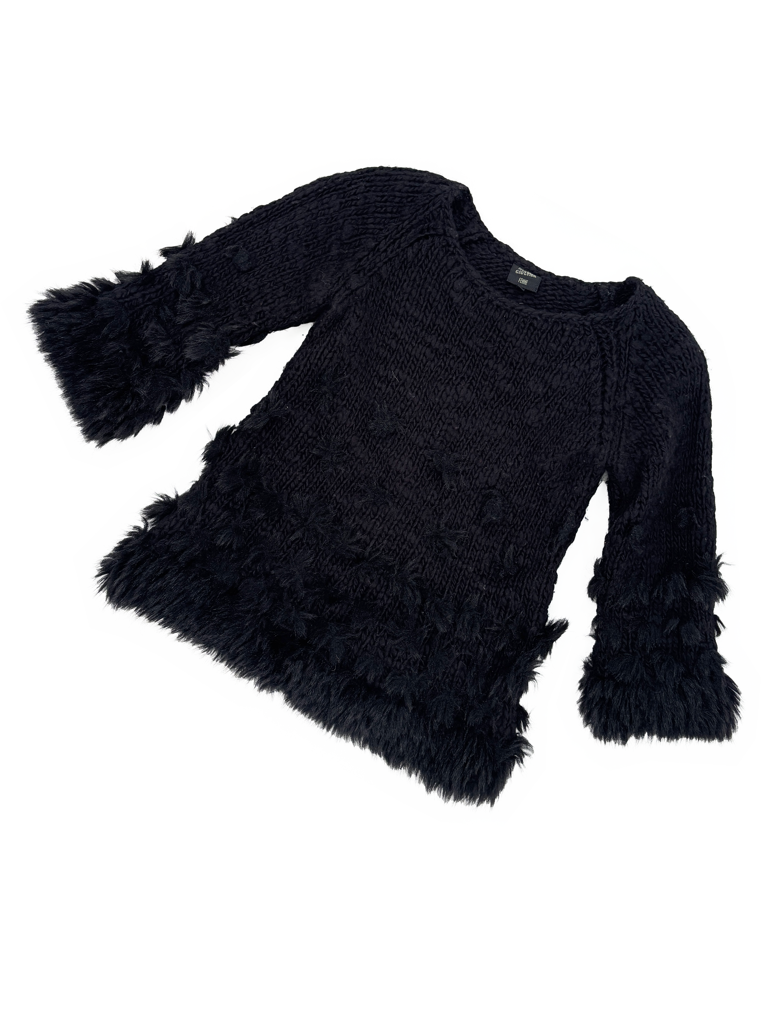 Jean Paul Gaultier Furry Tuft Sweater &amp;mdash; James Veloria