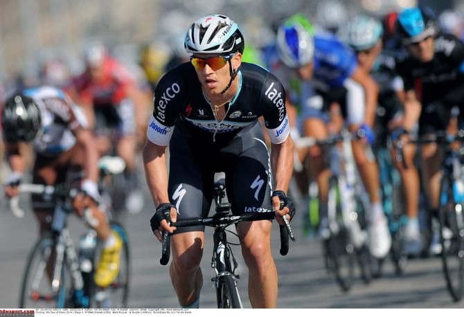 Zdenek Stybar (Omega Pharma-QuickStep) on the attack