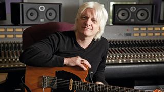 Neil Taylor, session guitar player most famous for his work with Tears For Fears and Robbie Williams, photographed during a portrait shoot for Guitarist Magazine, January 30, 2012.