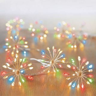 Christmas lights in a variety of colours