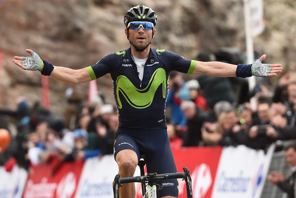 Alejandro Valverde (Movistar) wins stage 5 at Volta a Catalunya