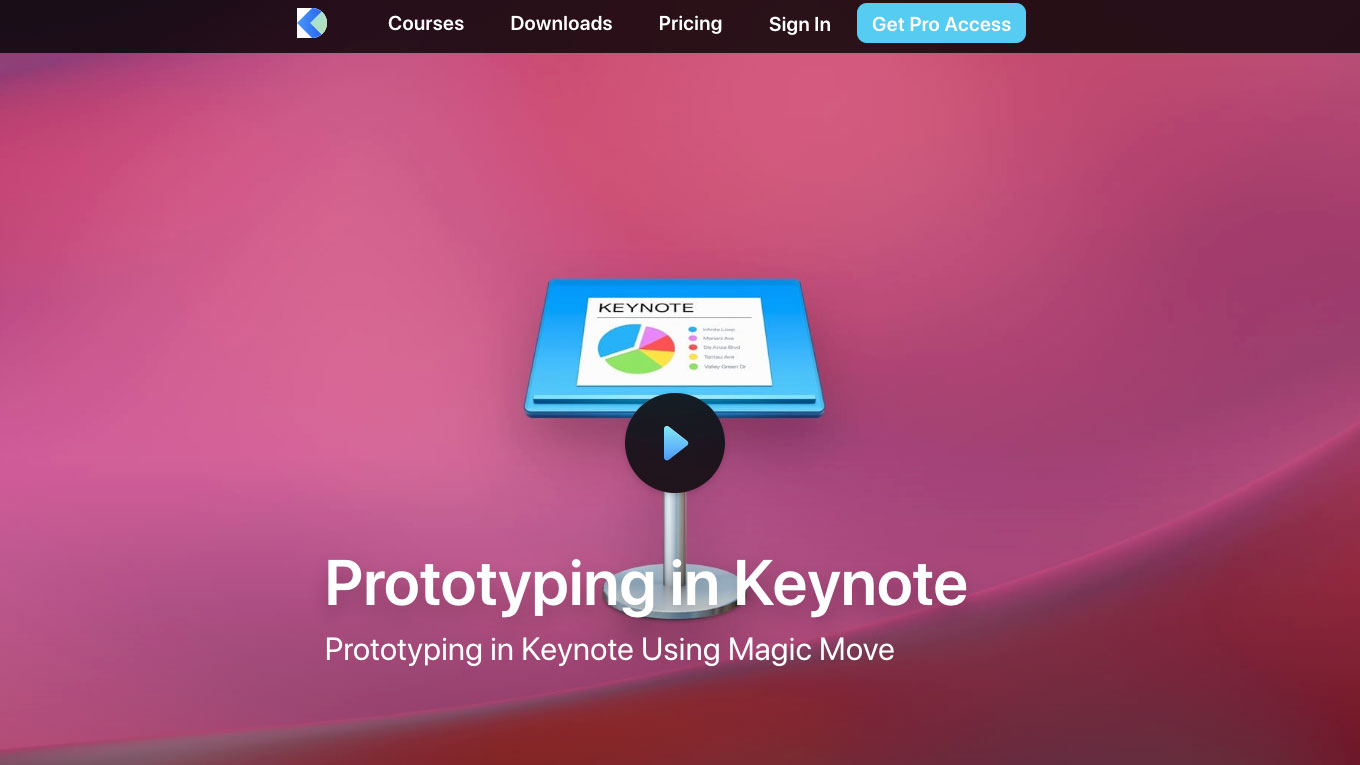 UI design tools: Keynote