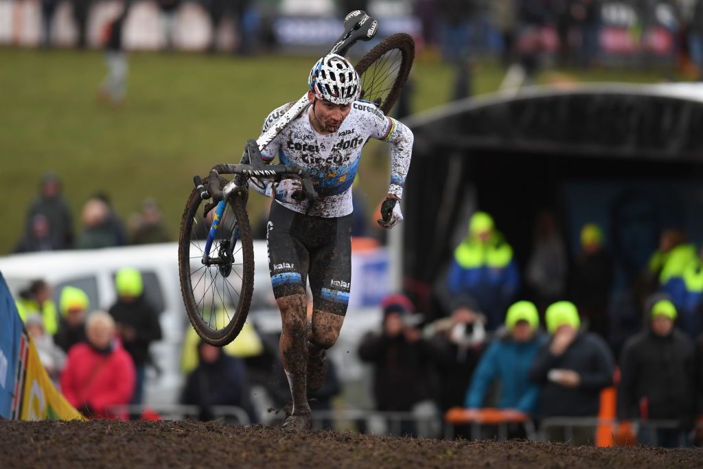 Mathieu van der Poel on the way to victory