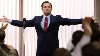 Leonardo DiCaprio in The Wolf of Wall Street