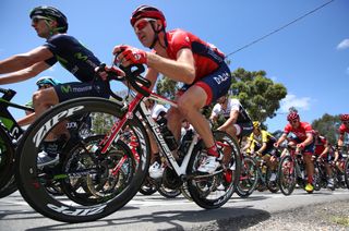 Graeme Brown at the 2015 Tour Down Under with Drapac
