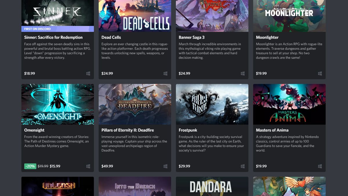 Discord Nitro Includes 60 Games, And They're Good