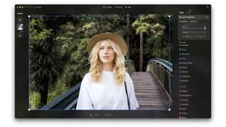 Screenshot of Luminar Neo Portrait Background Removal tool