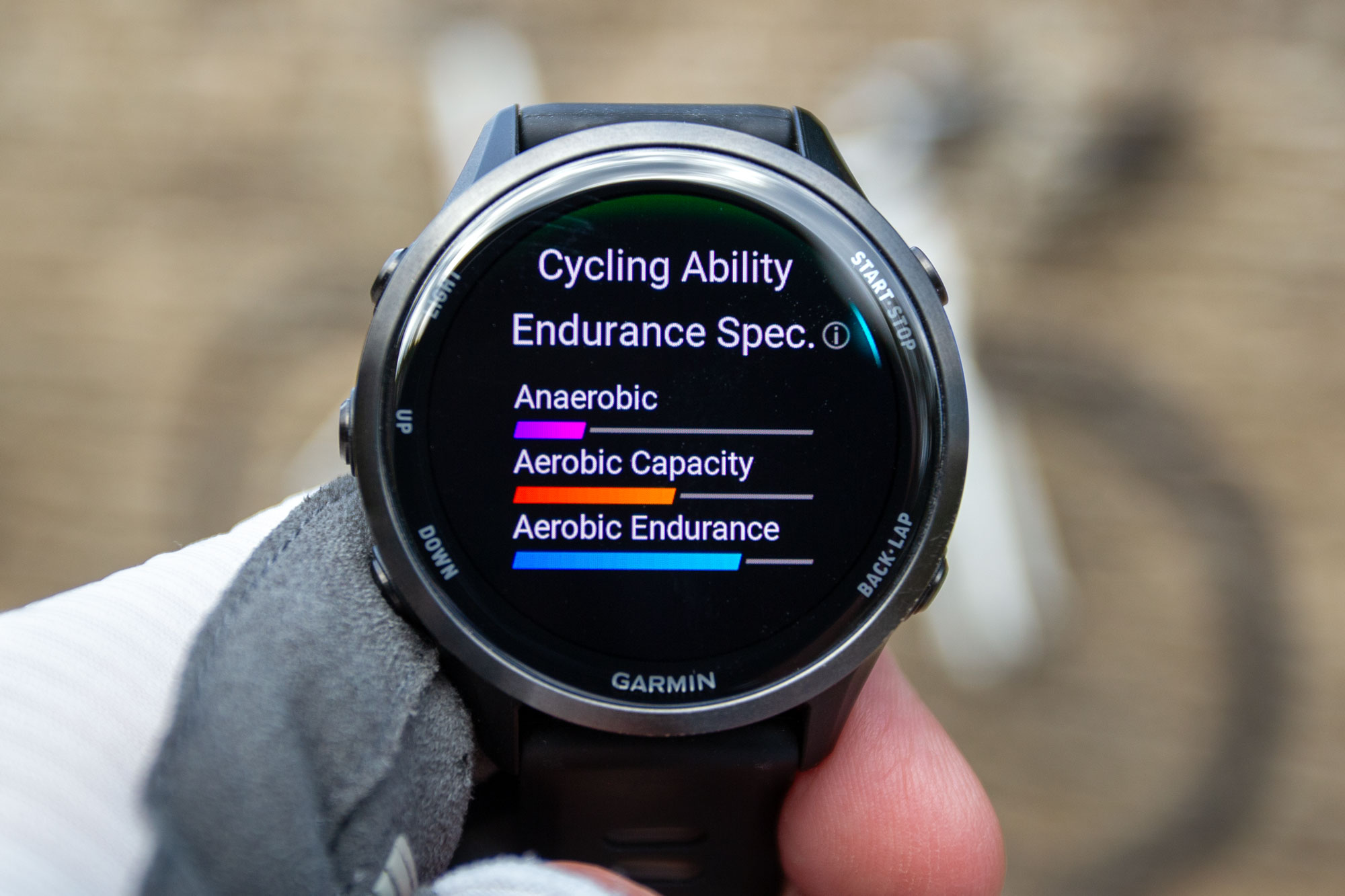 Garmin Forerunner 970 cycling ability screen