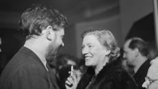 Lee Miller at a social function