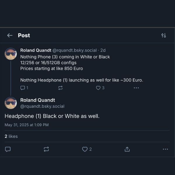 Nothing Phone 3 specs leak
