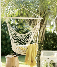 Woven hanging chair, $30.99, Wayfair