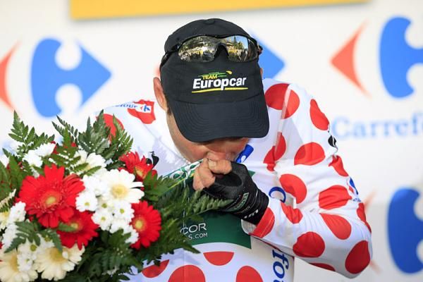 Thomas Voeckler (Europcar) is the new leader of the mountains classification.