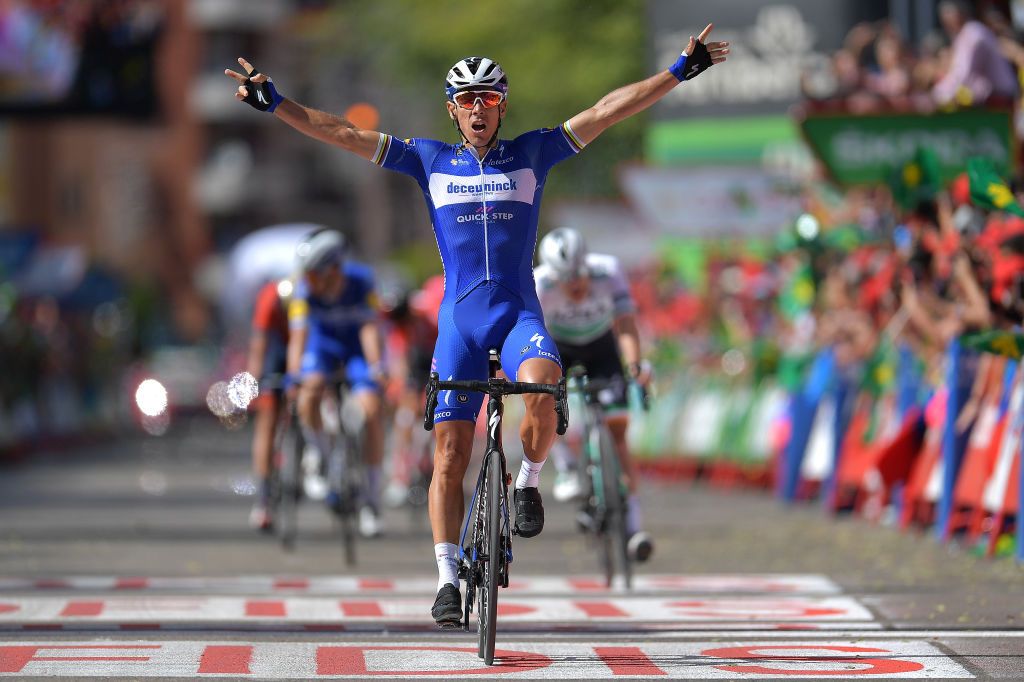 Philippe Gilbert (Deceuninck-QuickStep) wins stage 17 at the Vuelta a Espana
