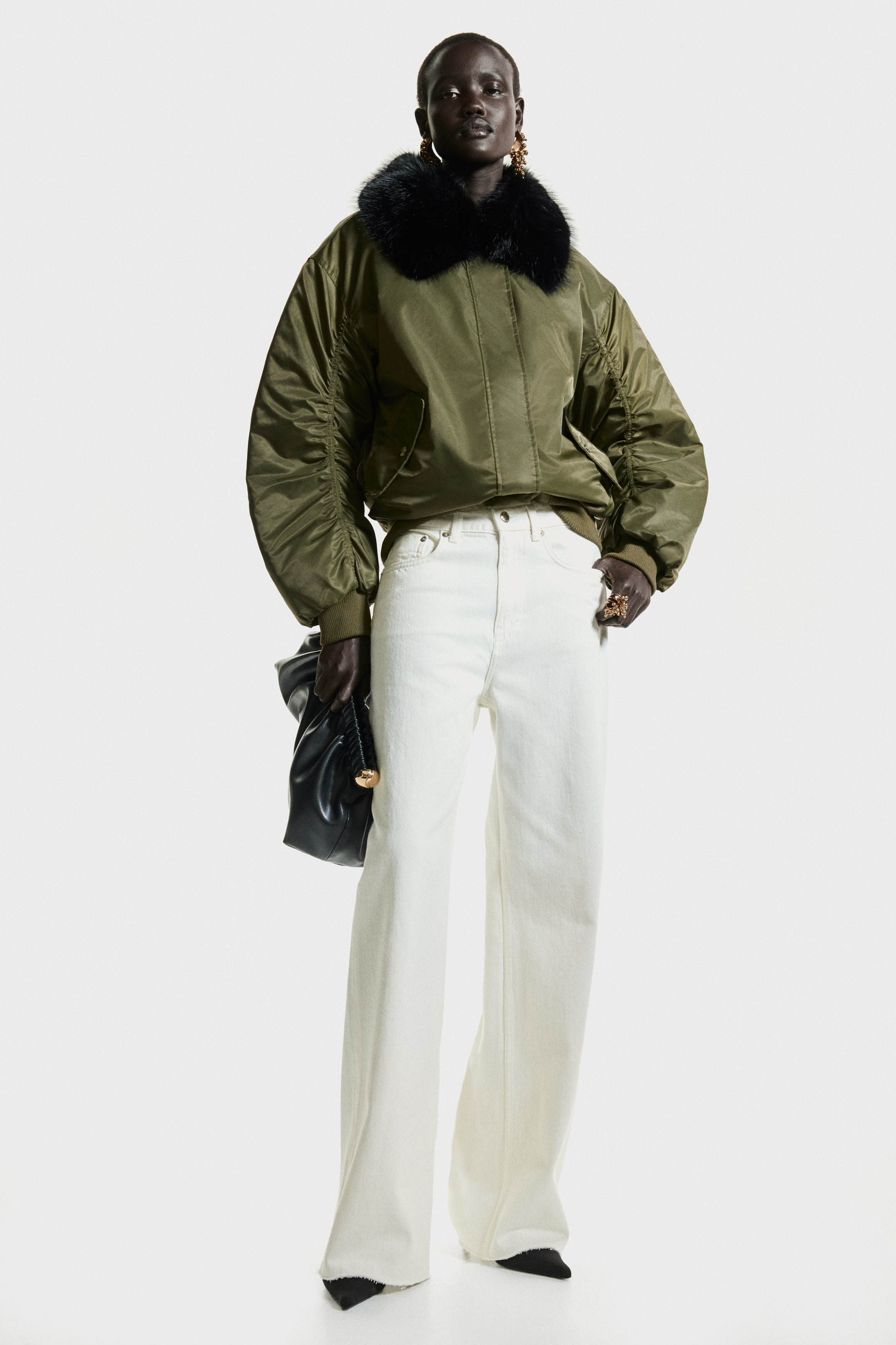 Wide High Jeans - Denim Blue