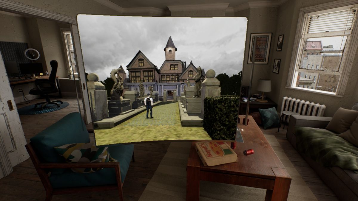 Image of various Blumhouse Games projects.