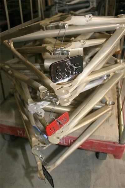 Each and every bike going through the factory gets a number in order to keep track of it through every stage of the process