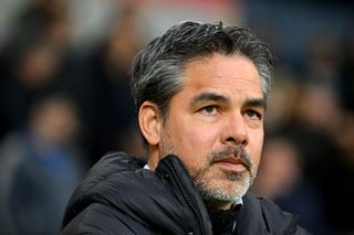 David Wagner, Manager of Norwich City, looks on during the Sky Bet Championship between West Bromwich Albion and Norwich City at The Hawthorns on April 29, 2023 in West Bromwich, England.