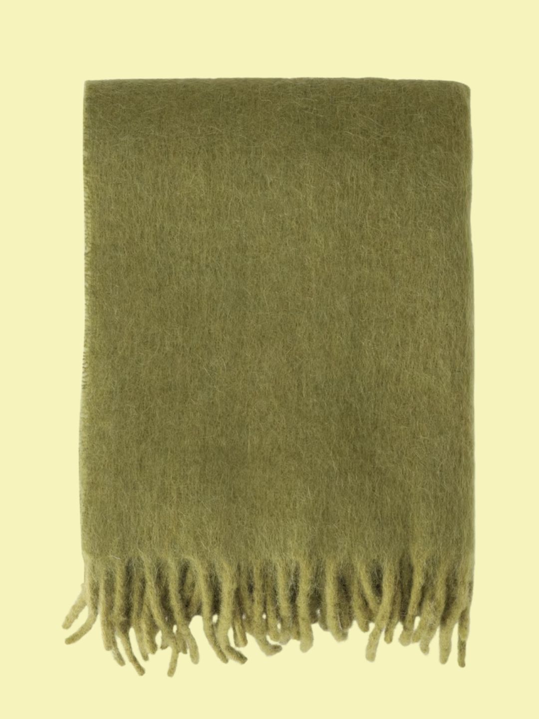 Scandi Living, Dune Mohair Throw in Sienna