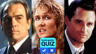 Tommy Lee Jones in "Men in Black," Laura Dern in "Jurassic Park," and Bill Pullman in "Independence Day"