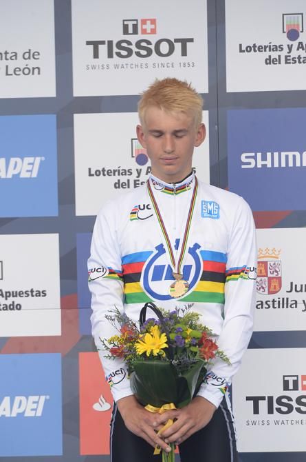 Lennard Kamna (Germany) the 2014 Junior world time trial champion