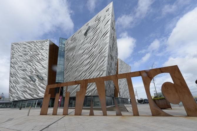 The Titanic museum in Belfast