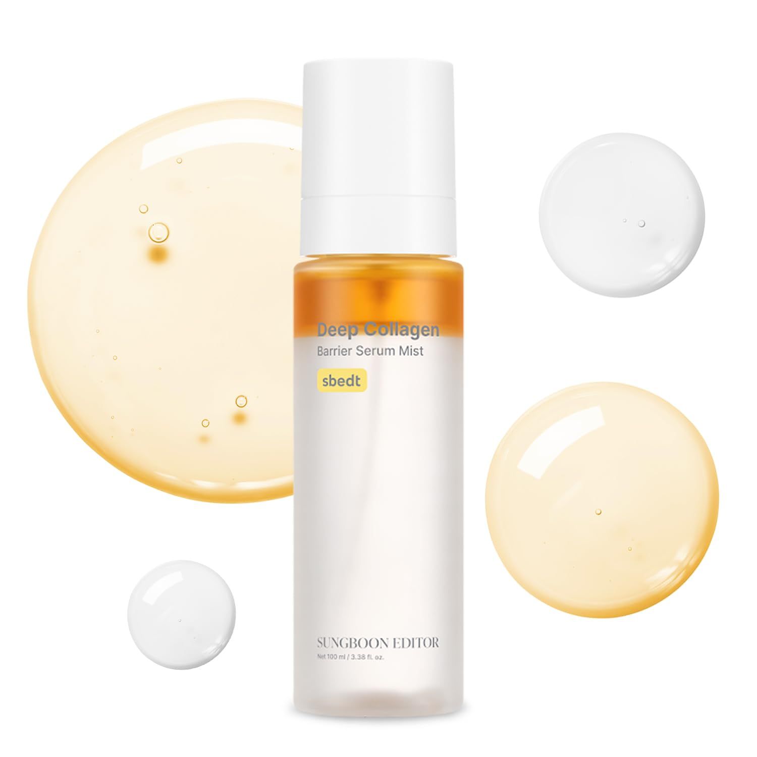 Sungboon Editor Deep Collagen Barrier Serum Mist | Hydrating & Wrinkle Care Face Mist for Dry Skin | Collagen + Peptides + Vita C | Korean Glass Skin Spray, 3.38 Fl Oz | Stocking Stuffer for Women