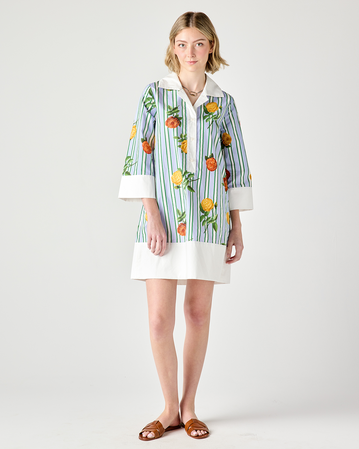 Ava Tunic Dress in Derby Rose