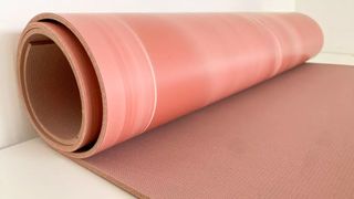 Lululemon reversible mat being tested by Live Science