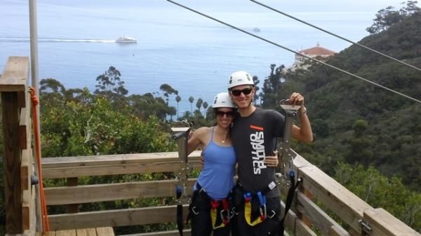 Me and Tejay on our honeymoon