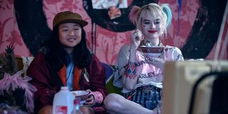 Ella Jay Basco and Margot Robbie in Birds of Prey