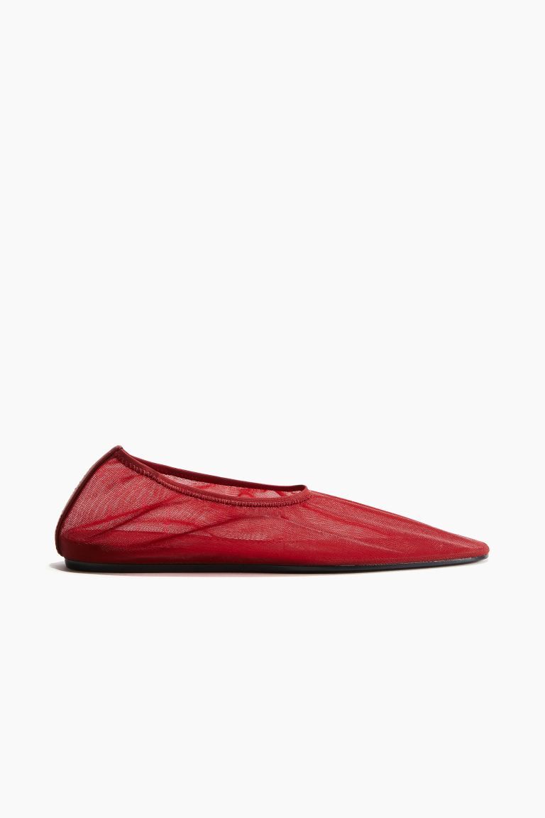 Mesh Ballet Pumps