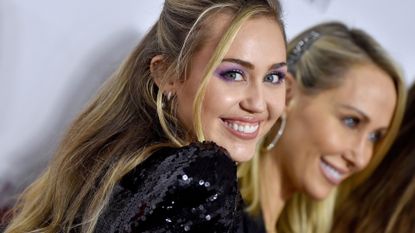 Miley Cyrus and Tish Cyrus attend MusiCares Person of the Year honoring Dolly Parton at Los Angeles Convention Center on February 08, 2019 in Los Angeles, California.