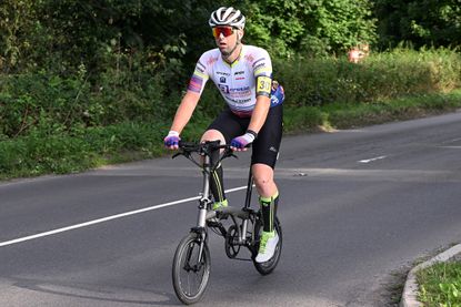 Nick Clarke during his 24hr TT effort