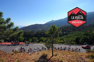 The views opening up on stage 8 of the Vuelta a España in 2013, the last time the race visited Penas Blancas