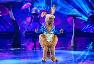 Kangaroo on stage in The Masked Singer: I'm A Celebrity Special