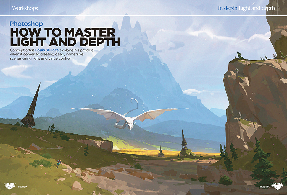ImagineFX magazine pages from issue 268