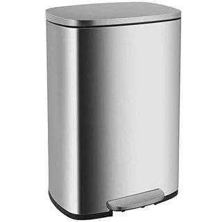 13 Gallon/50 L stainless steel Garbage Can Kitchen Trash Can With Lid and foot pedal 