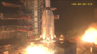 An Indian GSLV Mark II rocket launches the NVS-03 navigation satellite on Oct. 30, 2026.