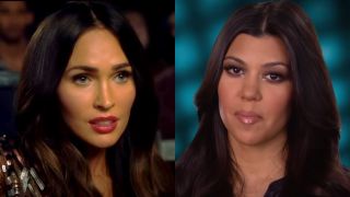 Megan Fox in Above the Shadows, and Kourtney Kardashian on KUWTK.