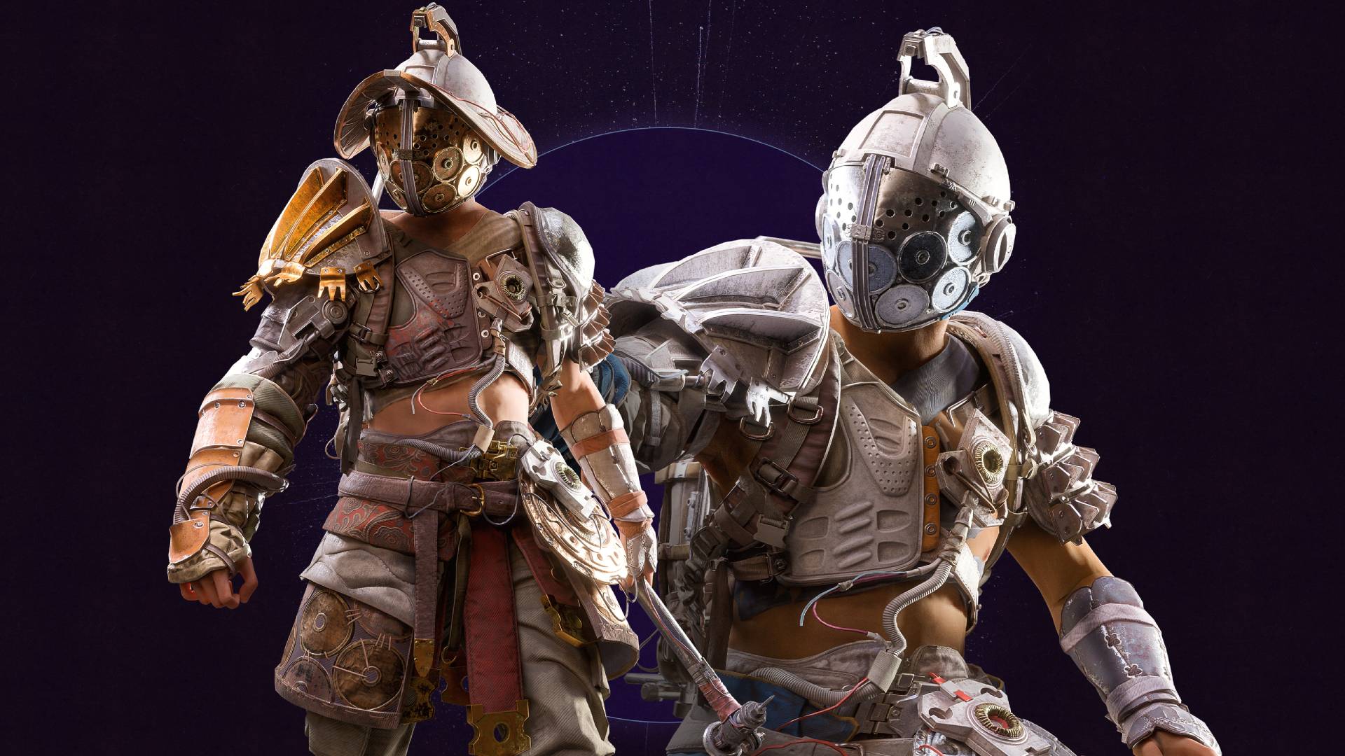 Arc Raiders 1.36 update cropped key art shows two people in armor.