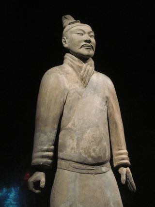Terracotta warrior from Qin Shi Huang's tomb